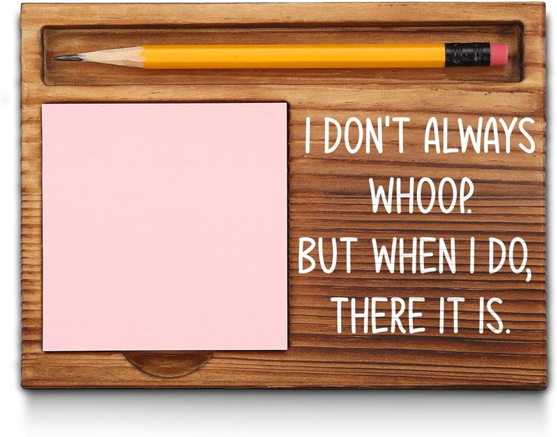 akeke Funny Quotes Office Sticky Note Holder, Cute Humor Sticky Note Holder, Thank You Appreciation Gifts Friends Women Men Coworkers Office Desk Self-Stick Note Pad Holders GSH444 - Image 1